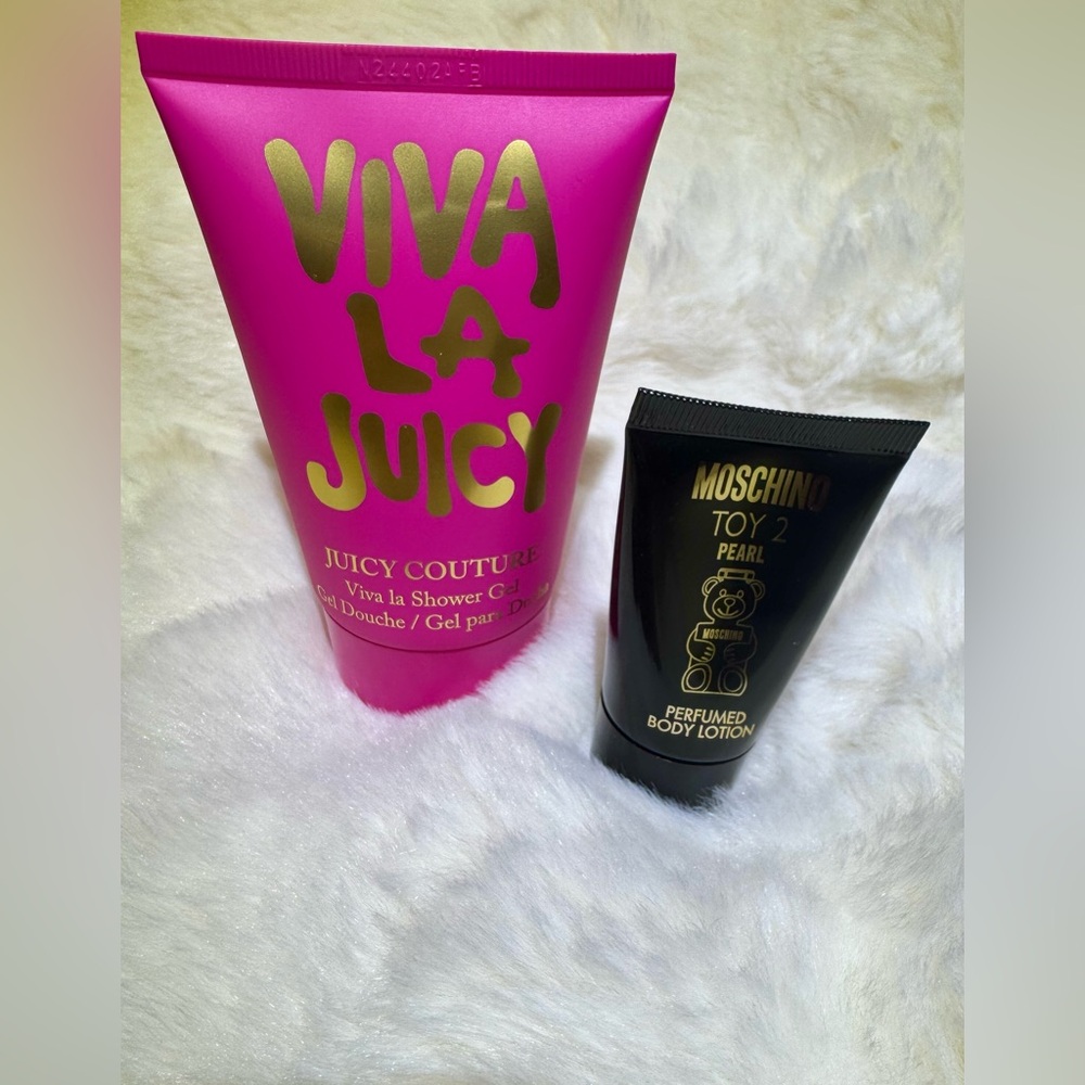 Juicy Couture Viva La Juicy Shower Gel 125ML & MoschinoToy2 Pearl 25ML Lotion